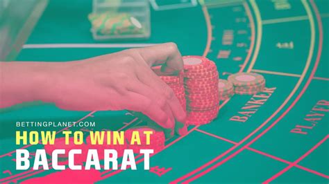 How to Win at Baccarat .